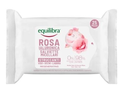 Equilibra Rose Micellar Cleansing Tissues 25 Stück