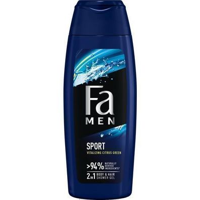 Fa Men Sport Duschgel - Grüne Zitrusfrische - 2-in-1 - 250ml