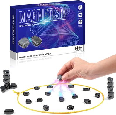 Magnetisches Schachspiel, Eltern-Kind-Lernbrettspiel (Spielseil)