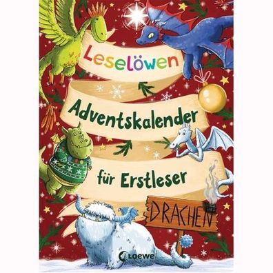 Loewe Leselöwen Adventskalender für Erstleser - Drachen