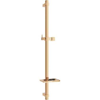 Mexen DQ Duschstange mit Seifenschale 80 cm, Rosa Gold - 79381-60