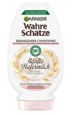 Garnier Hafermilch Haarspélung, 250ml - Nährende Pflege fér geschmeidiges Haar