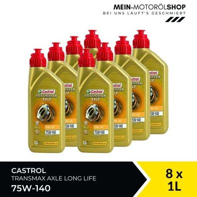 Castrol Transmax Axle Long Life 75W-140 8x1 Liter