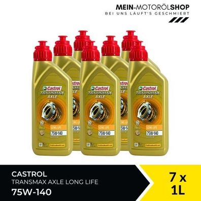 Castrol Transmax Axle Long Life 75W-140 7x1 Liter