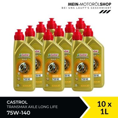 Castrol Transmax Axle Long Life 75W-140 10x1 Liter