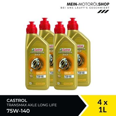 Castrol Transmax Axle Long Life 75W-140 4x1 Liter