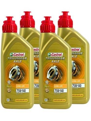 Castrol Transmax Axle Long Life 75W-140 4x1 Liter
