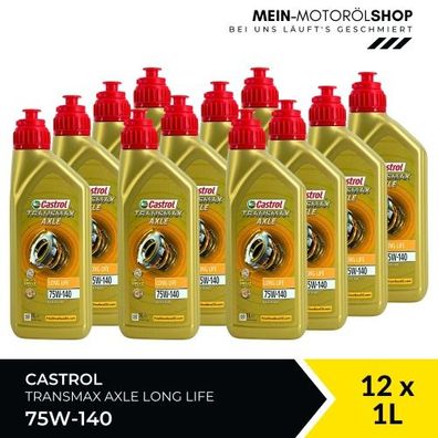 Castrol Transmax Axle Long Life 75W-140 12x1 Liter