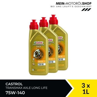 Castrol Transmax Axle Long Life 75W-140 3x1 Liter