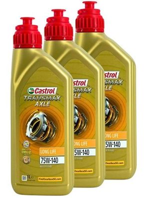 Castrol Transmax Axle Long Life 75W-140 3x1 Liter