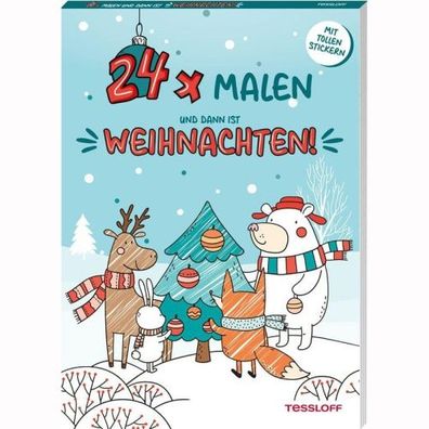 Tessloff 24 x malen und dann ist Weihnachten