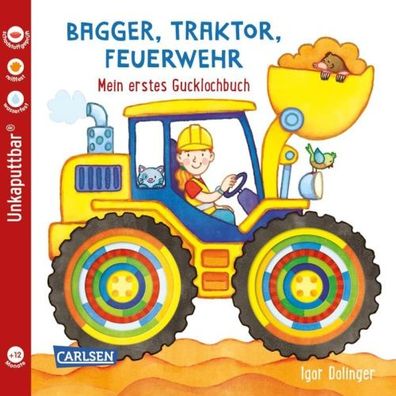 Carlsen Baby Pixi unkaputtbar - Bagger, Traktor, Feuerwehr #115