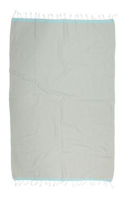 Kayori Izu Hamam-Handtuch Größe 100x180cm Farbe Silbergrau/Mintgroen Baumwolle