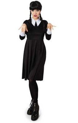 narrenwelt Kostüm Horror Wendy Halloween Damen Kleid 1tlg. Cosplay 36-40