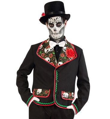 narrenwelt Kostüm Jacke El Fargo Totentag tex mex Look Geisterstunde Halloween