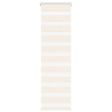 vidaXL Zebrarollo Marmorbeige 45x100 cm Stoffbreite 40,9 cm Polyester