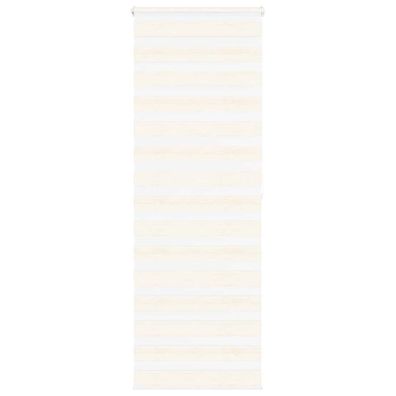 vidaXL Zebrarollo Marmorbeige 90x200 cm Stoffbreite 85,9 cm Polyester