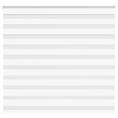 vidaXL Zebrarollo Weiß 155x150 cm Stoffbreite 150,9 cm Polyester