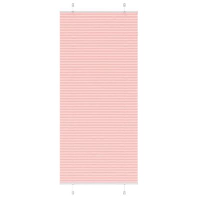 vidaXL Plissee Rosa 100x200 cm Stoffbreite 99,4 cm Polyester