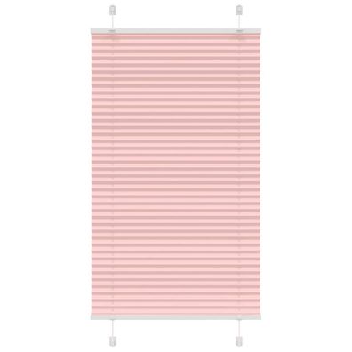 vidaXL Plissee Rosa 70x100 cm Stoffbreite 69,4 cm Polyester