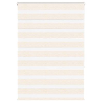 vidaXL Zebrarollo Marmorbeige 115x150cm Stoffbreite 110,9 cm Polyester