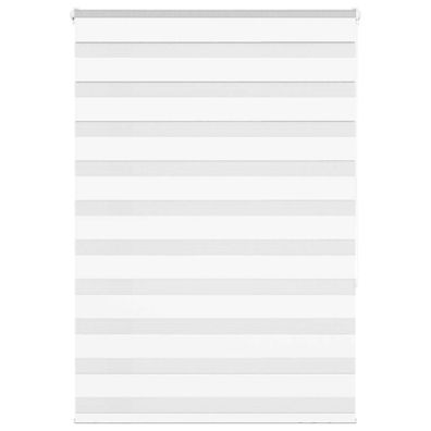 vidaXL Zebrarollo Weiß 115x150 cm Stoffbreite 110,9 cm Polyester