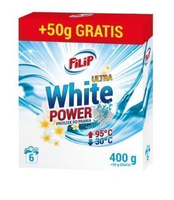 Filip Ultra Weißes Power-Waschmittel, 450g