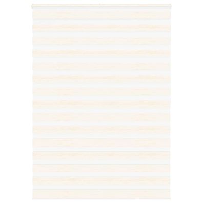 vidaXL Zebrarollo Marmorbeige 160x200cm Stoffbreite 155,9 cm Polyester