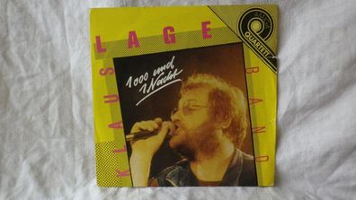 Amiga Quartett Single Vinyl 556107 DDR Klaus Lage Band 1000 und eine Nacht