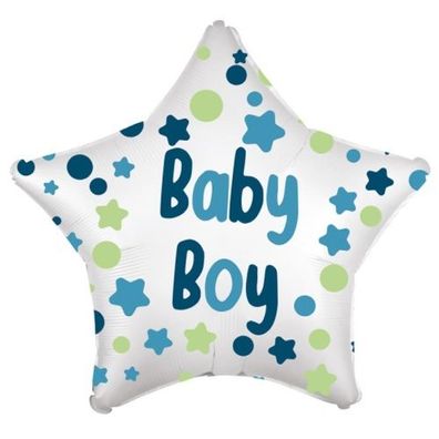 Amscan Folienballon - Baby Boy Stern