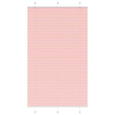 vidaXL Plissee Rosa 120x200 cm Stoffbreite 119,4 cm Polyester