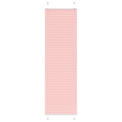 vidaXL Plissee Rosa 60x200 cm Stoffbreite 59,4 cm Polyester