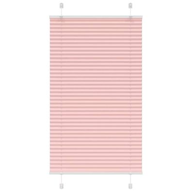 vidaXL Plissee Rosa 80x150 cm Stoffbreite 79,4 cm Polyester