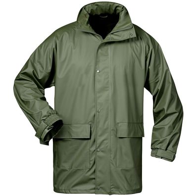 Falkenberg PU - Regen - Jacke NORWAY Oliv, EN 343, Gr. XXXL