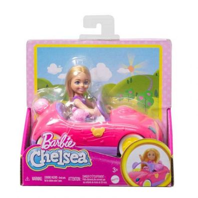 Mattel Barbie Chelsea & Teddy Car