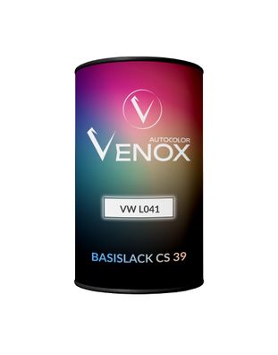 Venox Autocolor L041 Basislack Schwarz 1L für VW 1:07 Autolack