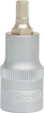KS Tools 911.1309 1/2'' Bit-Stecknuss Innensechskant, kurz, 9mm