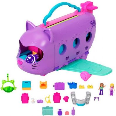 Mattel Polly Pocket Kitty Flugzeug