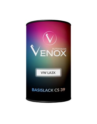 Venox Autocolor LA3X Basislack SUNSET RED MET 1L für VW 1:07 Autolack