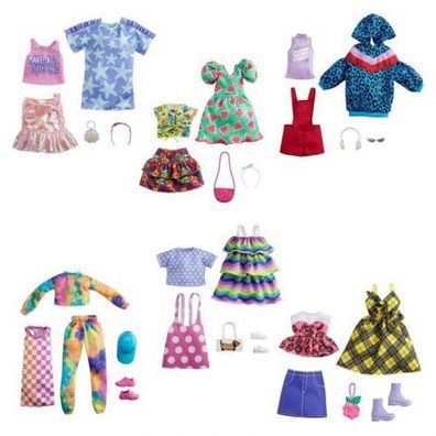 Mattel Barbie Mode Set 2 Outfits & 2 Accessoires sortiert