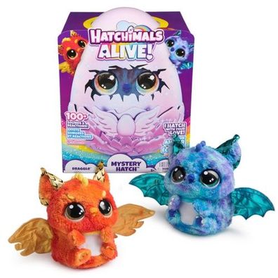 Spin Master Hatchimals Alive Big Egg - Secret Hatch Draggle