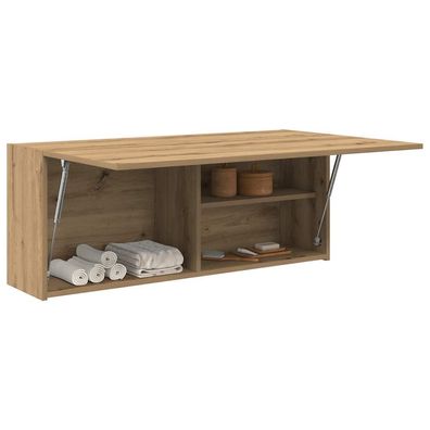 vidaXL Bad-Wandschrank Artisan-Eiche 100x25x40 cm Holzwerkstoff