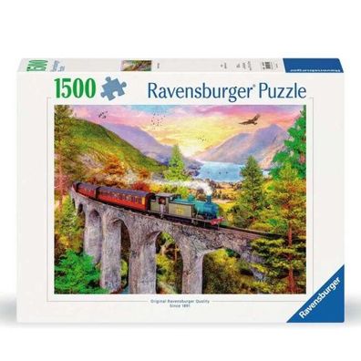 Ravensburger Puzzle Zugfahrt im Herbst 1500 Teile