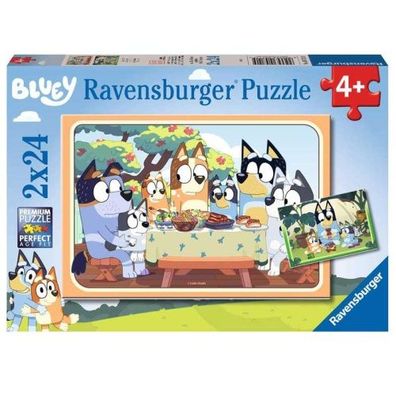 Ravensburger Puzzle Bluey - Auf geht`s 2x24 Teile