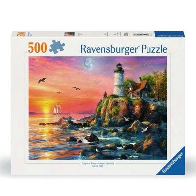 Ravensburger Puzzle Leuchtturm am Abend 500 Teile