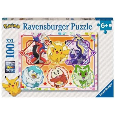 Ravensburger Puzzle Pokémon Karmensin und Purpur 100 Teile XXL