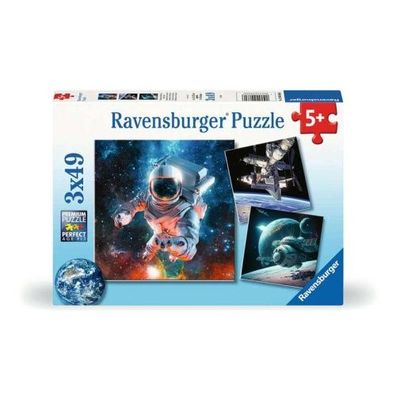 Ravensburger Puzzle Abenteuer Weltraum Puzzle 3x49 Teile