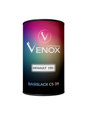 Venox Autocolor Basislack für Renault 190 AMANDE MWT 1L 1:07 Autolack