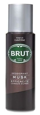 BRUT Musk Deospray 200ml - Lang anhaltende Frische