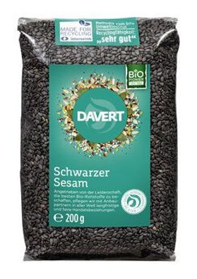 Davert 6x Schwarzer Sesam 200 g 200g